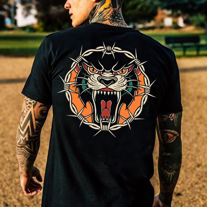 Black Panther Printed Men’s T-shirt