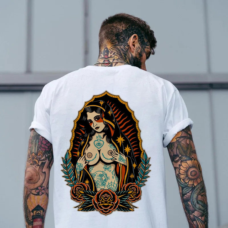 Tattoo inspired clothing: Maria Tattoo T-shirt-Wawl Soul