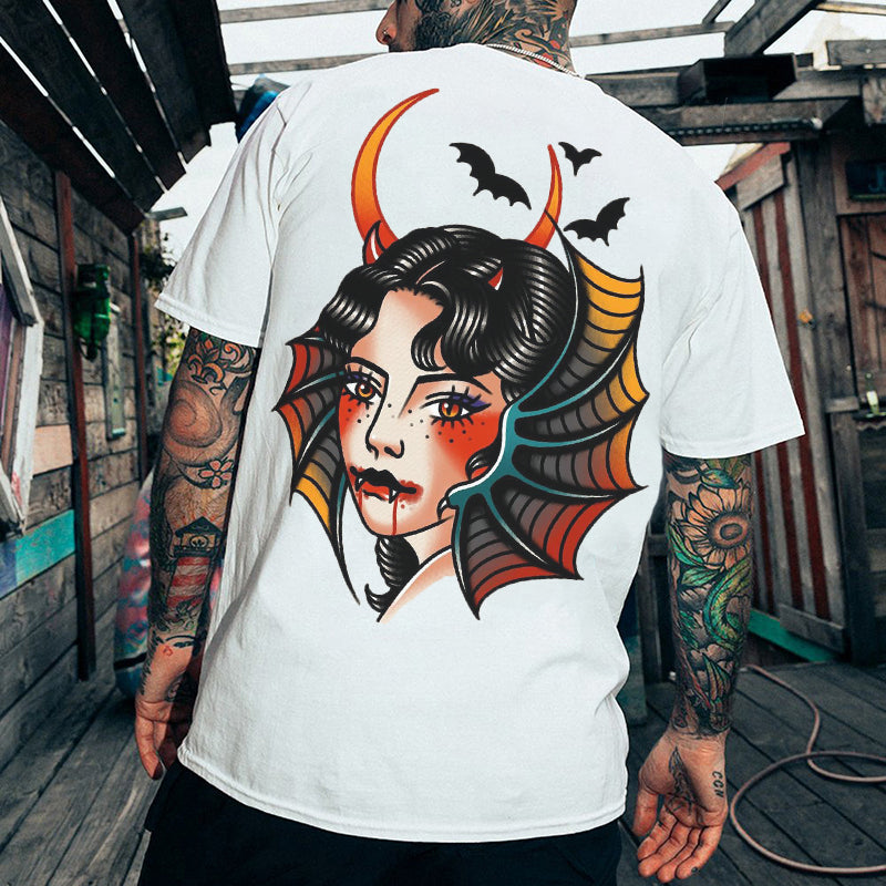 Tattoo inspired clothing: The Batgirl T-shirt-Wawl Soul