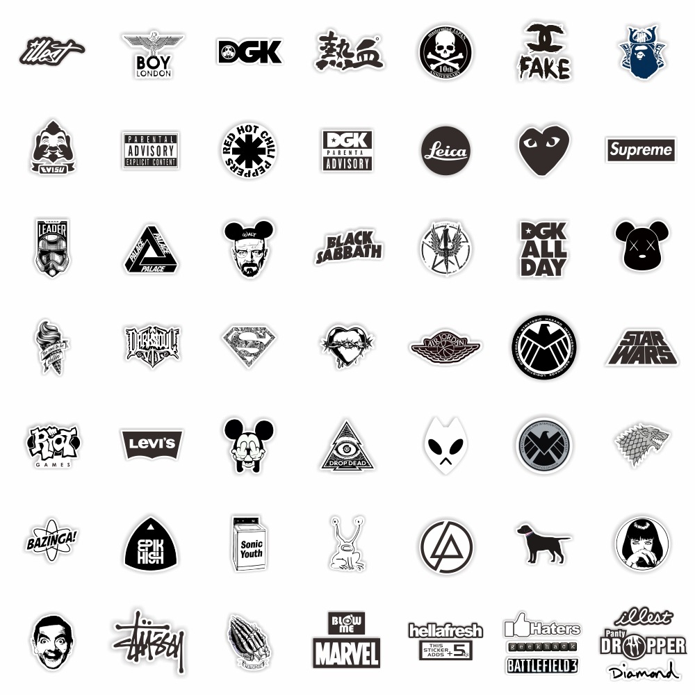 Tattoo-inspired Cothing Label: Metallic Look Sticker Pack -Wawl Soul