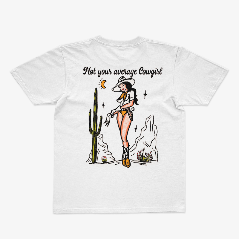 Tattoo inspired clothing: Not Your Average Cowgirl T-shirt-Wawl Soul