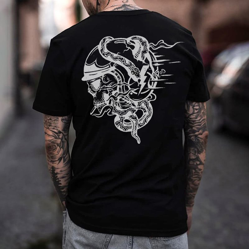Snake & Skull Rider T-shirt