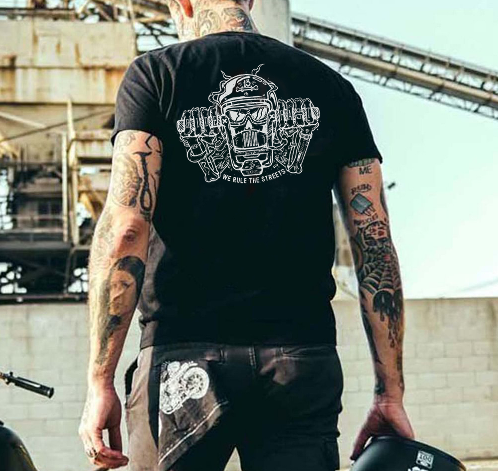 Tattoo inspired clothing: Rule The Street T-shirt-Wawl Soul