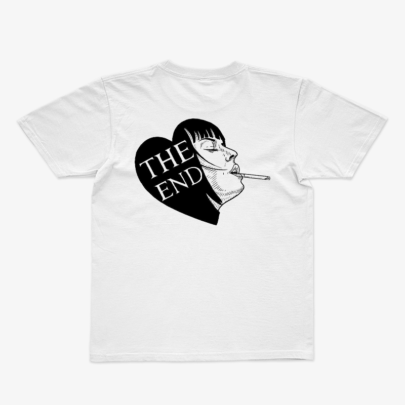 Tattoo inspired clothing: Heart Shape The End T-shirt-Wawl Soul