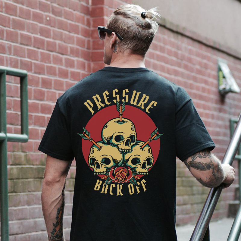 Tattoo inspired clothing: Pressure Back Off T-shirt-Wawl Soul