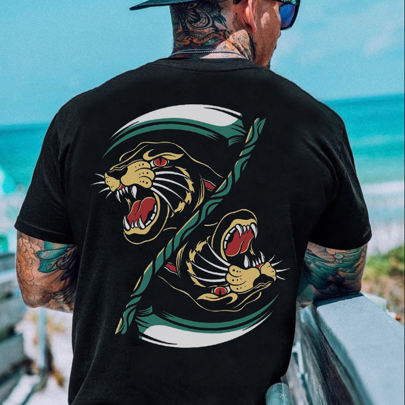 Tattoo inspired clothing: Panther And SickleT-shirt-Wawl Soul