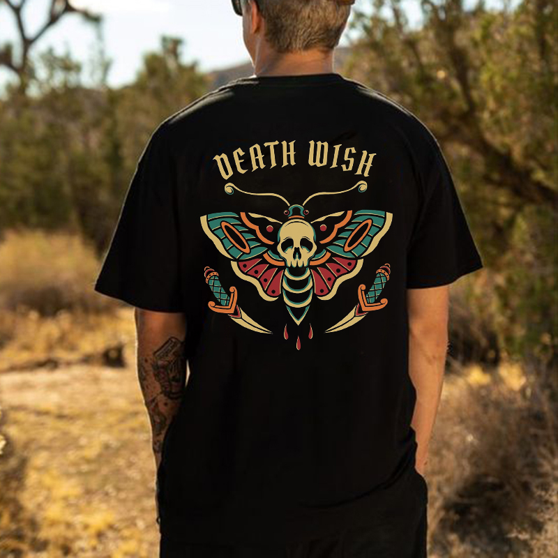 Death Wish Butterfly T-shirt