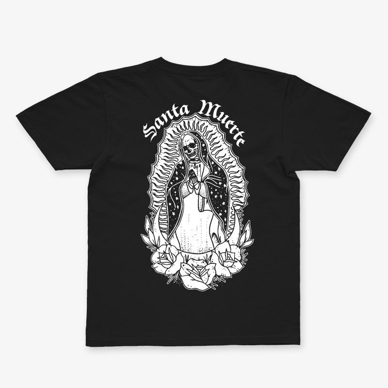 Tattoo inspired clothing: Santa Muerte T-Shirt-Wawl Soul