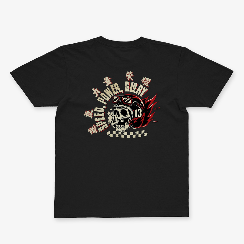 Tattoo inspired clothing: Speed Power Glory T-shirt-Wawl Soul