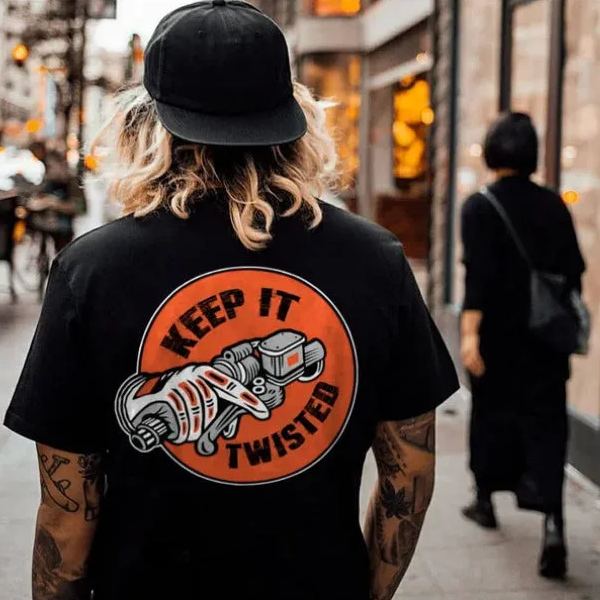 Tattoo inspired clothing: Keep It Twisted T-shirt-Wawl Soul