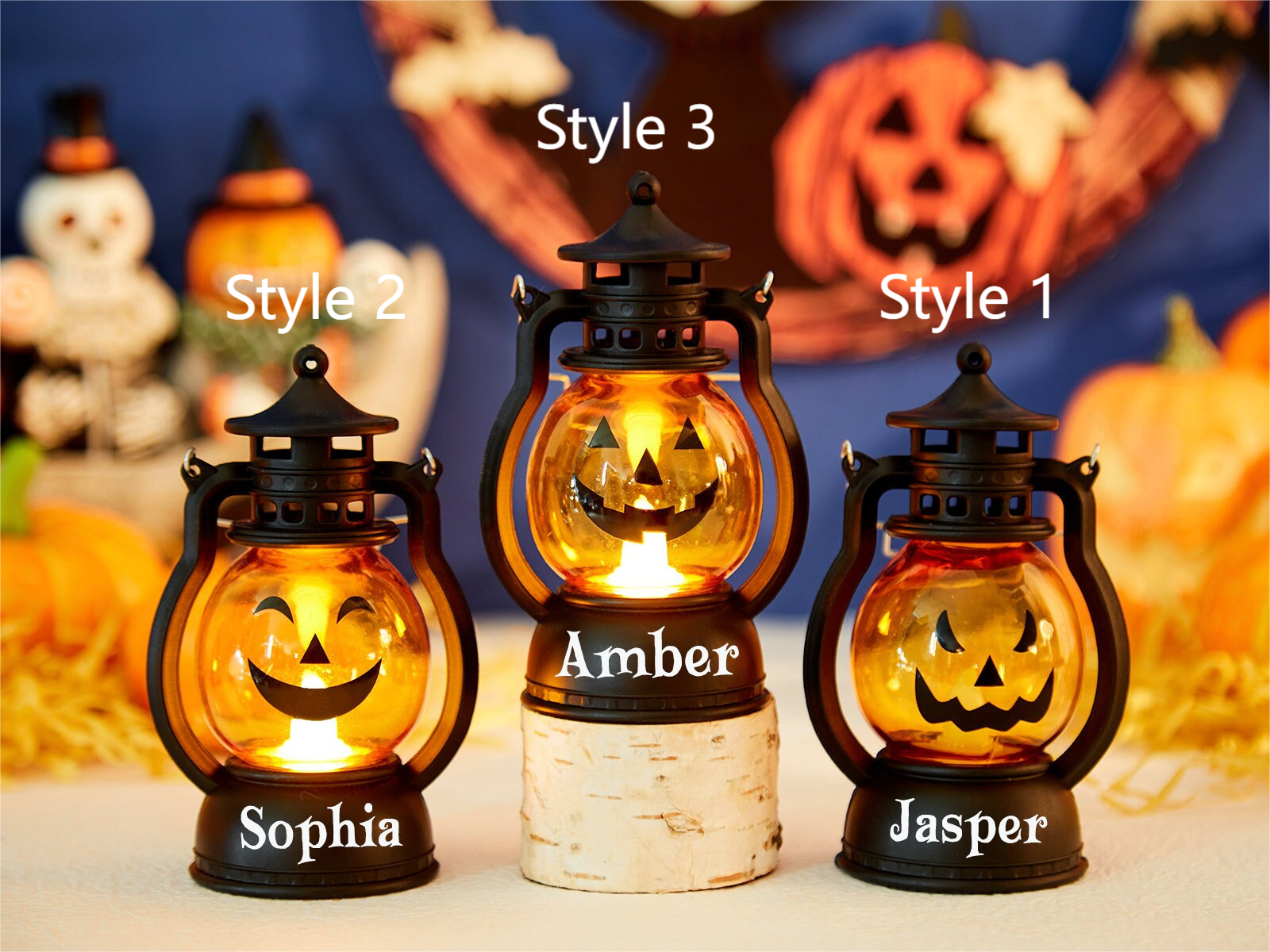 🎃Halloween Pumpkin Ghost Lantern Lamp,Kids Party Gift,Holiday Decor🎁