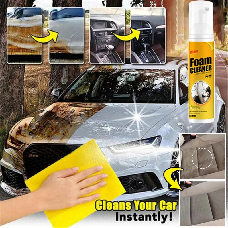 💥Hot Sale-Buy 3 Get 3 Free💥2023 New Upgraded Home and Car Multifunctional Powerful Foam Cleaning Kit