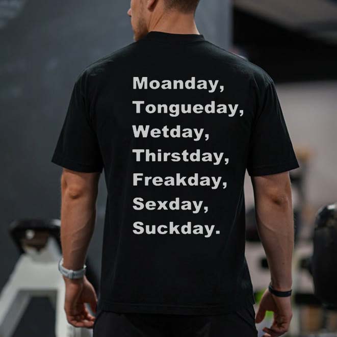 Moanday Tongueday Printed Men's T-shirt
