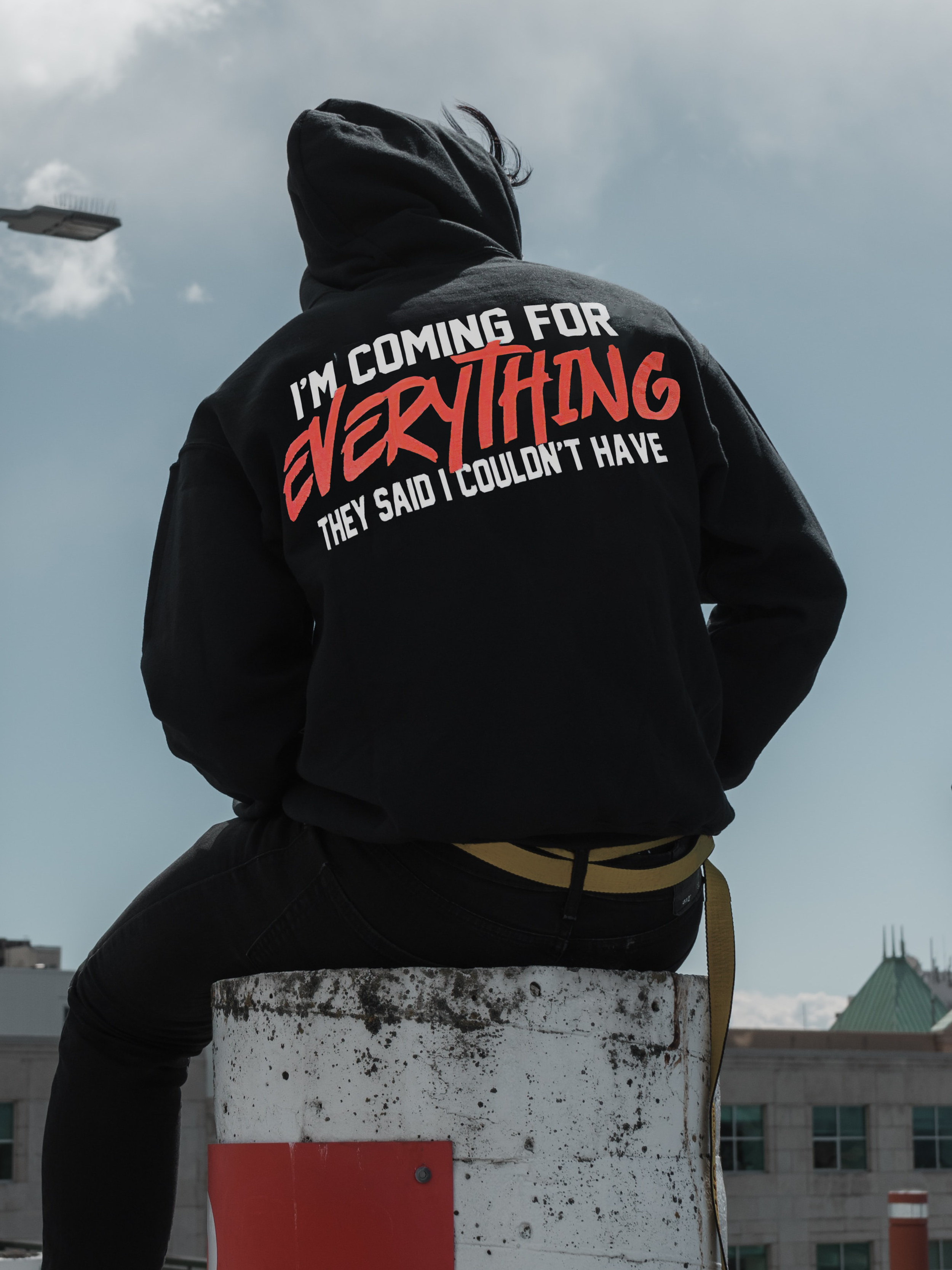 I‘m coming for everything Printed Men’s Hoodie