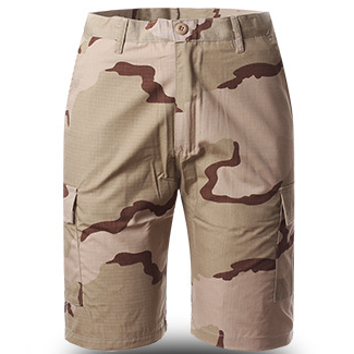 Tactical cargo shorts camouflage pants-Forestso