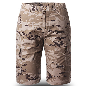 Tactical cargo shorts camouflage pants-Forestso