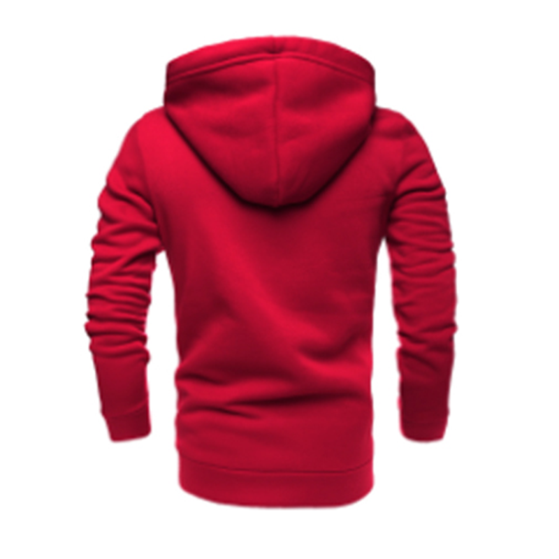 Men's long sleeve slim zip hoodie-Forestso