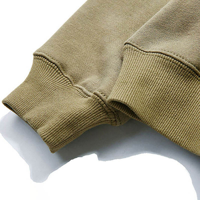 Simple embroidered loose hoodie-Forestso