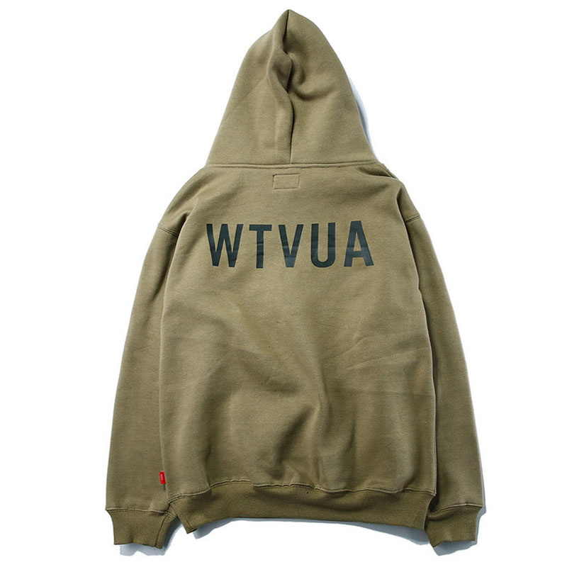 Simple embroidered loose hoodie-Forestso