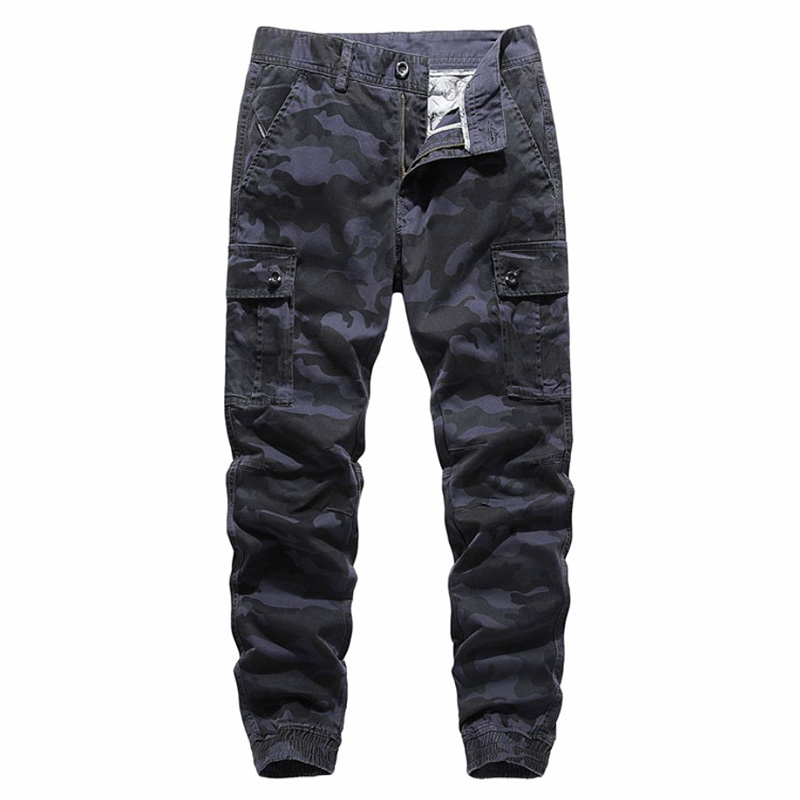 Men's camouflage tooling casual pants-Forestso