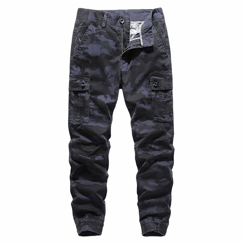 Men's camouflage tooling casual pants-Forestso