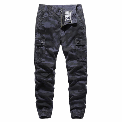 Men's camouflage tooling casual pants-Forestso