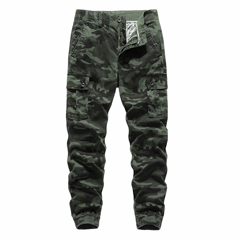 Men's camouflage tooling casual pants-Forestso