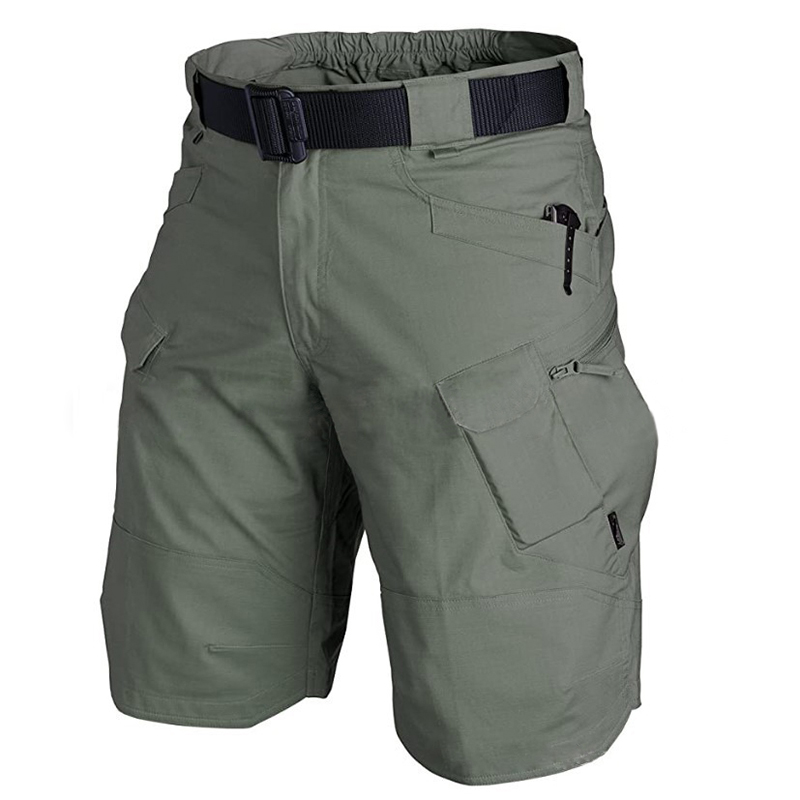 Men's outdoor waterproof solid color shorts-Forestso