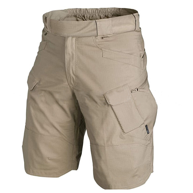 Men's outdoor waterproof solid color shorts-Forestso