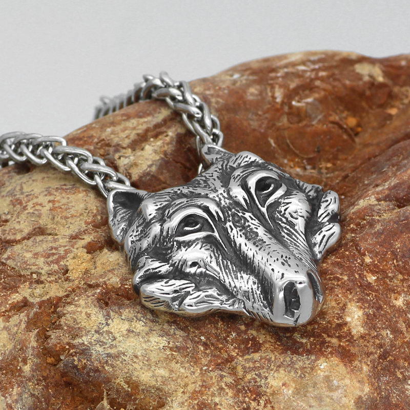 Viking Celtic Wolf Necklace-Forestso
