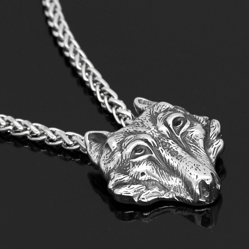 Viking Celtic Wolf Necklace-Forestso