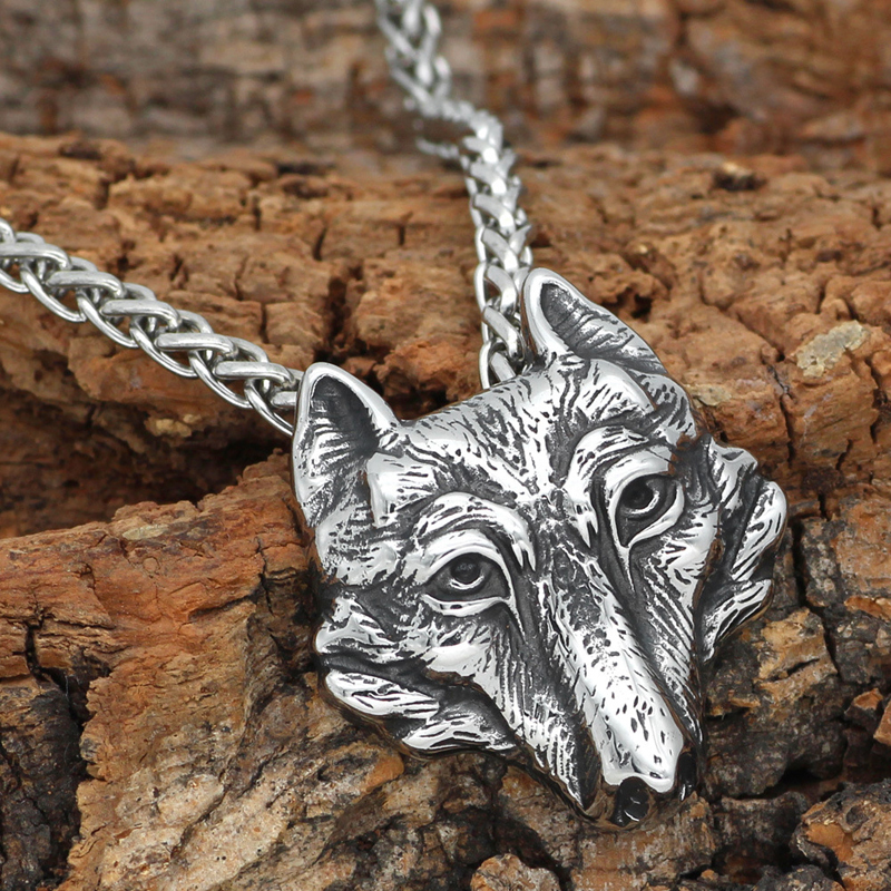 Viking Celtic Wolf Necklace-Forestso