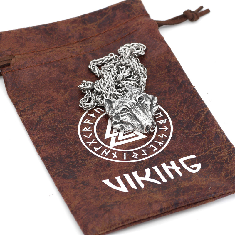 Viking Celtic Wolf Necklace-Forestso