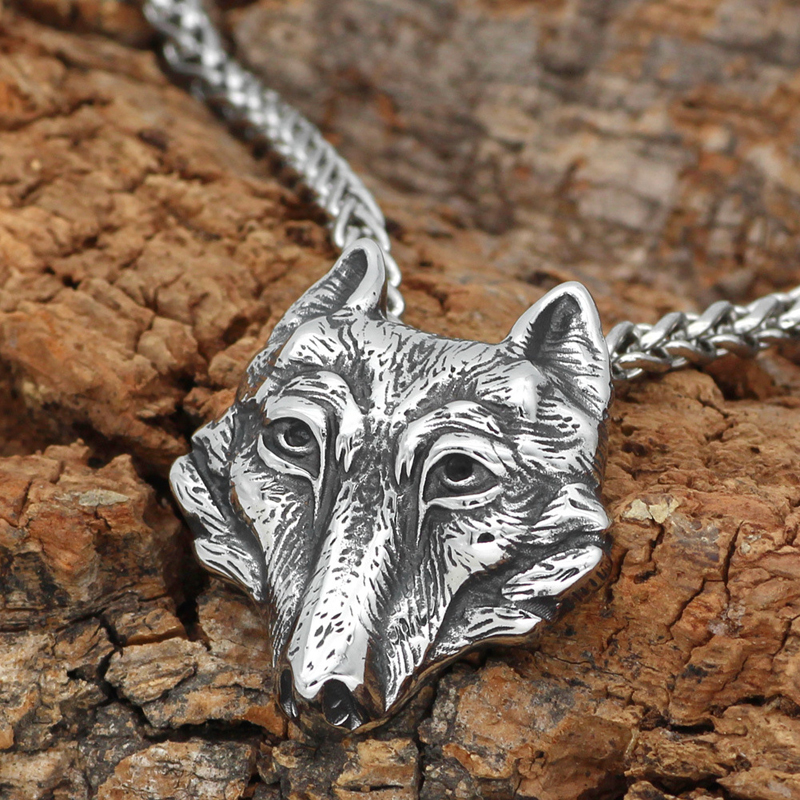 Viking Celtic Wolf Necklace-Forestso