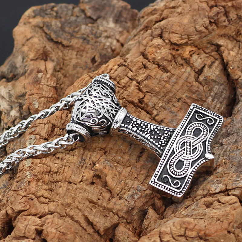 Viking Vintage Odin's Hammer Necklace-Forestso