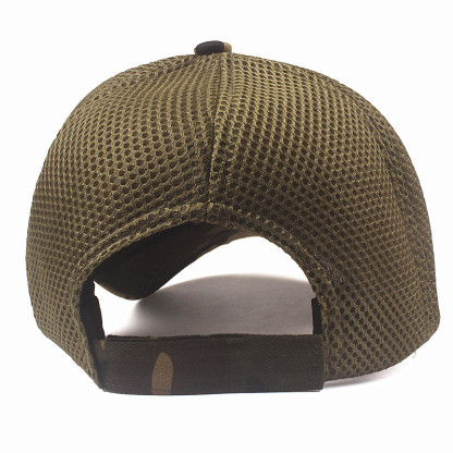 American Flag Camouflage Baseball  Korean Style Casual Cotton Cap Hat-Forestso