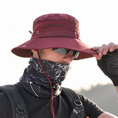 Men's Summer Sunshade Outdoor Fishing Mountaineering Hat-Forestso