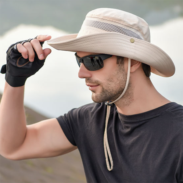 Men's Summer Sunshade Outdoor Fishing Mountaineering Hat-Forestso