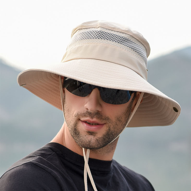 Men's Summer Sunshade Outdoor Fishing Mountaineering Hat-Forestso