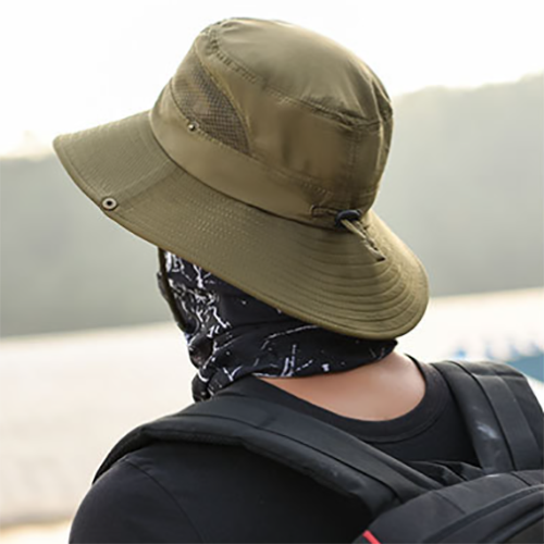 Men's Summer Sunshade Outdoor Fishing Mountaineering Hat-Forestso