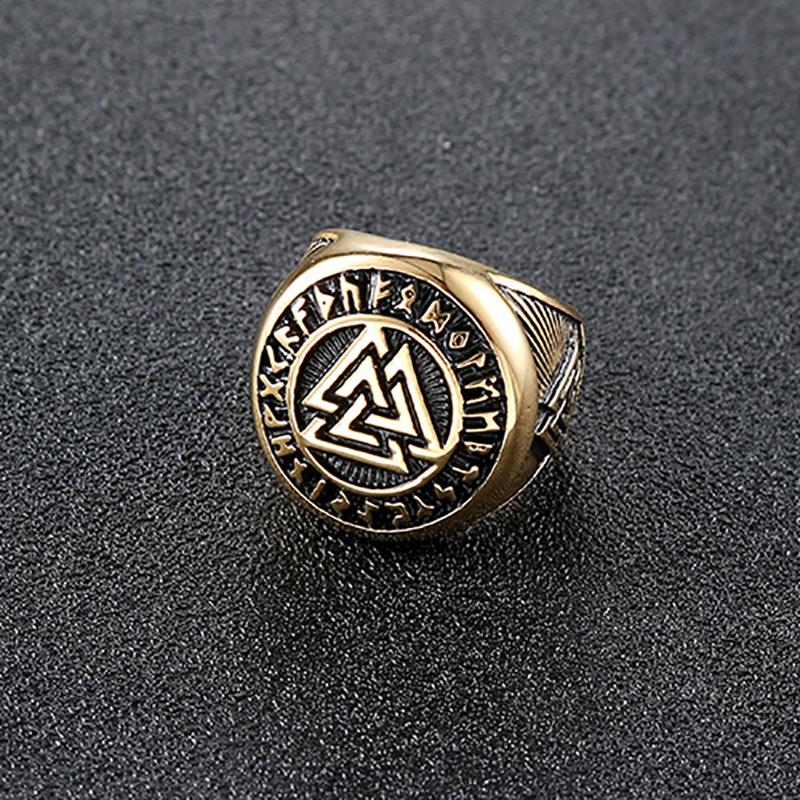 Unique Personality Triangle Symbol Retro Ring-Forestso