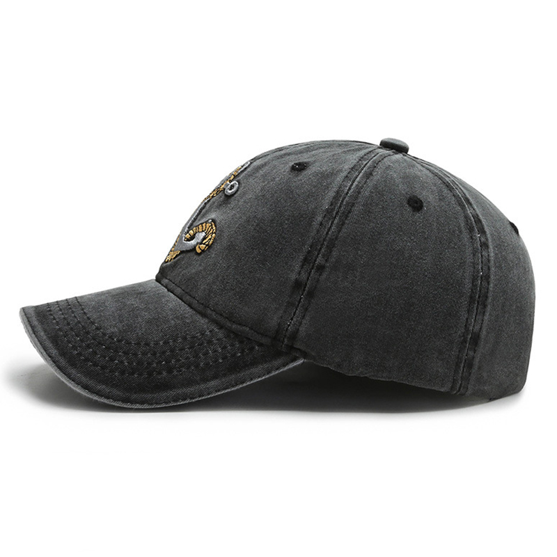 Embroidered Anchor Men's Outdoor Baseball Hat-Forestso