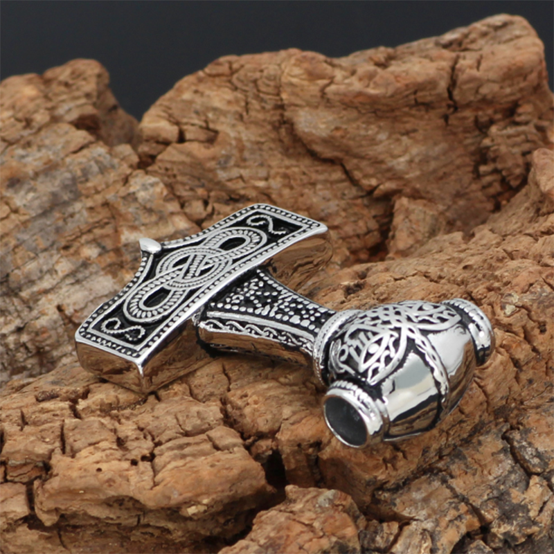 Viking Odin Celtic Wolf Pendant Fashion Necklace-Forestso