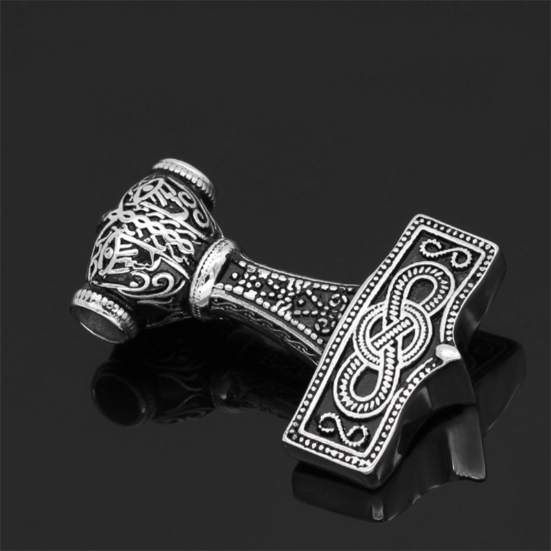 Viking Odin Celtic Wolf Pendant Fashion Necklace-Forestso