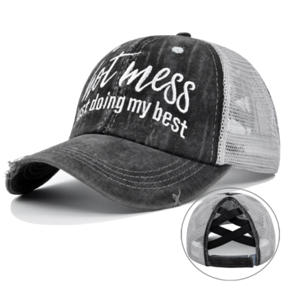 Letter Embroidery Fashion All-match Baseball Hat