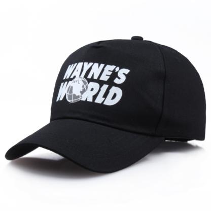Wayne's World Letter Print Casual All-match Hat-Forestso