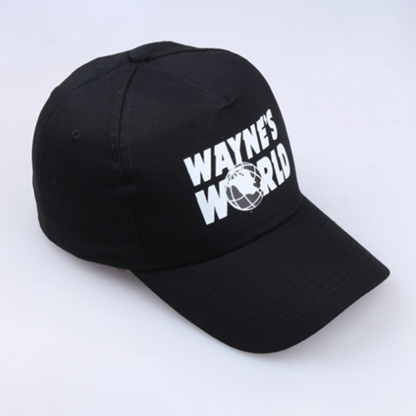 Wayne's World Letter Print Casual All-match Hat-Forestso