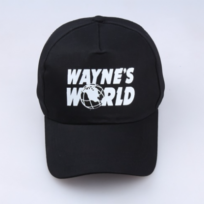 Wayne's World Letter Print Casual All-match Hat-Forestso