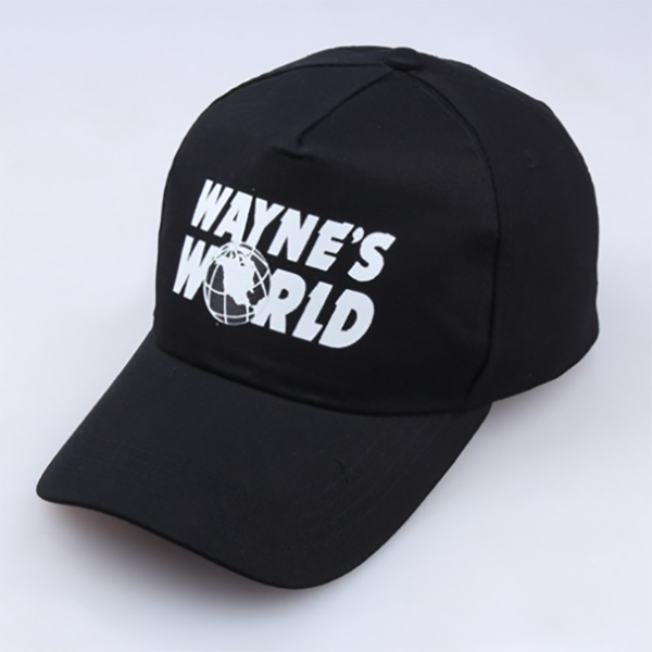 Wayne's World Letter Print Casual All-match Hat-Forestso