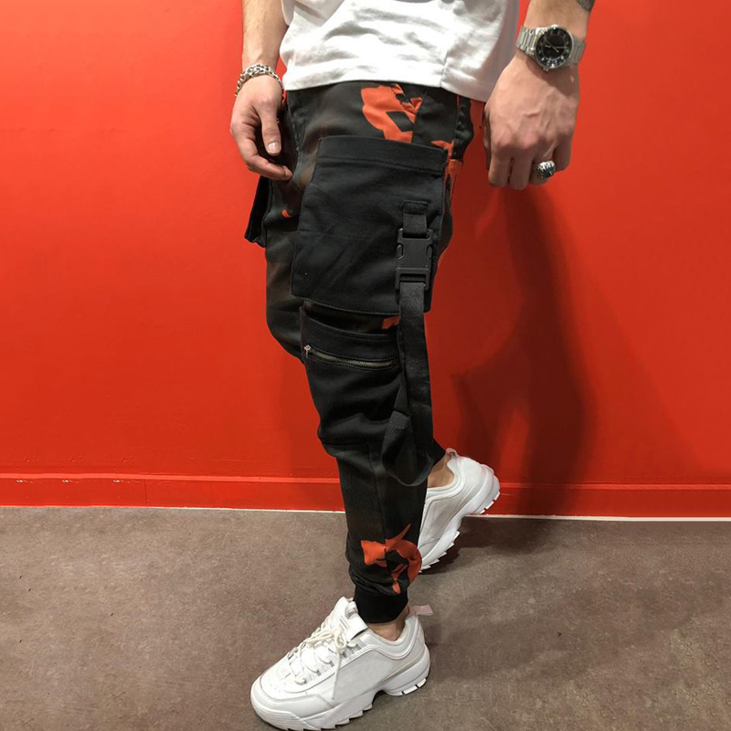 Livereid Men's Comfortable Multi-Pocket Camouflage Casual Pants-Forestso